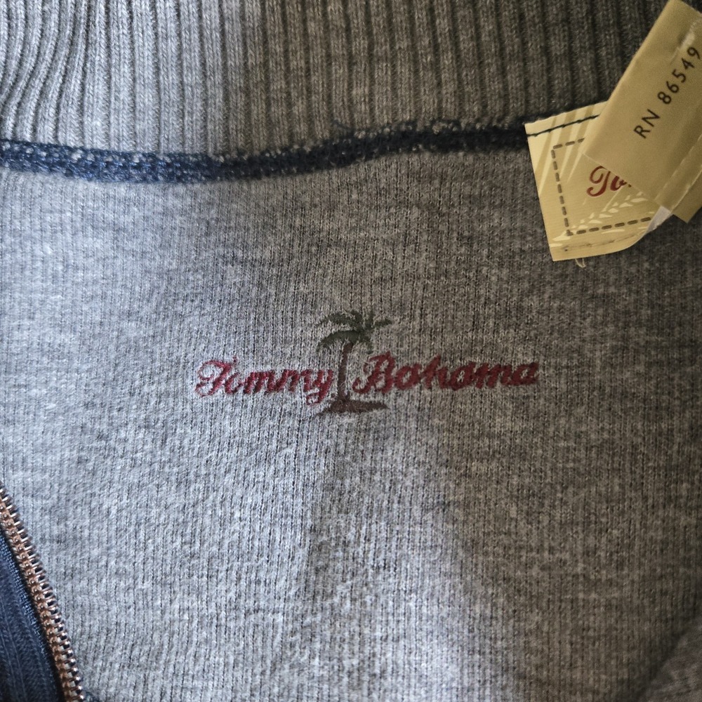 Tommy Bahama Men's Cardigan Sweater‎ Navy Blue Size L - Picture 4 of 10
